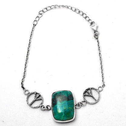 Piece - Natural Azurite Chrysocolla Bracelet B-1005 SDB1866