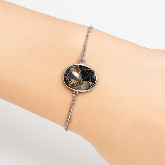 Natural Copper Abalone Shell Bracelet B-1023 SDB2735