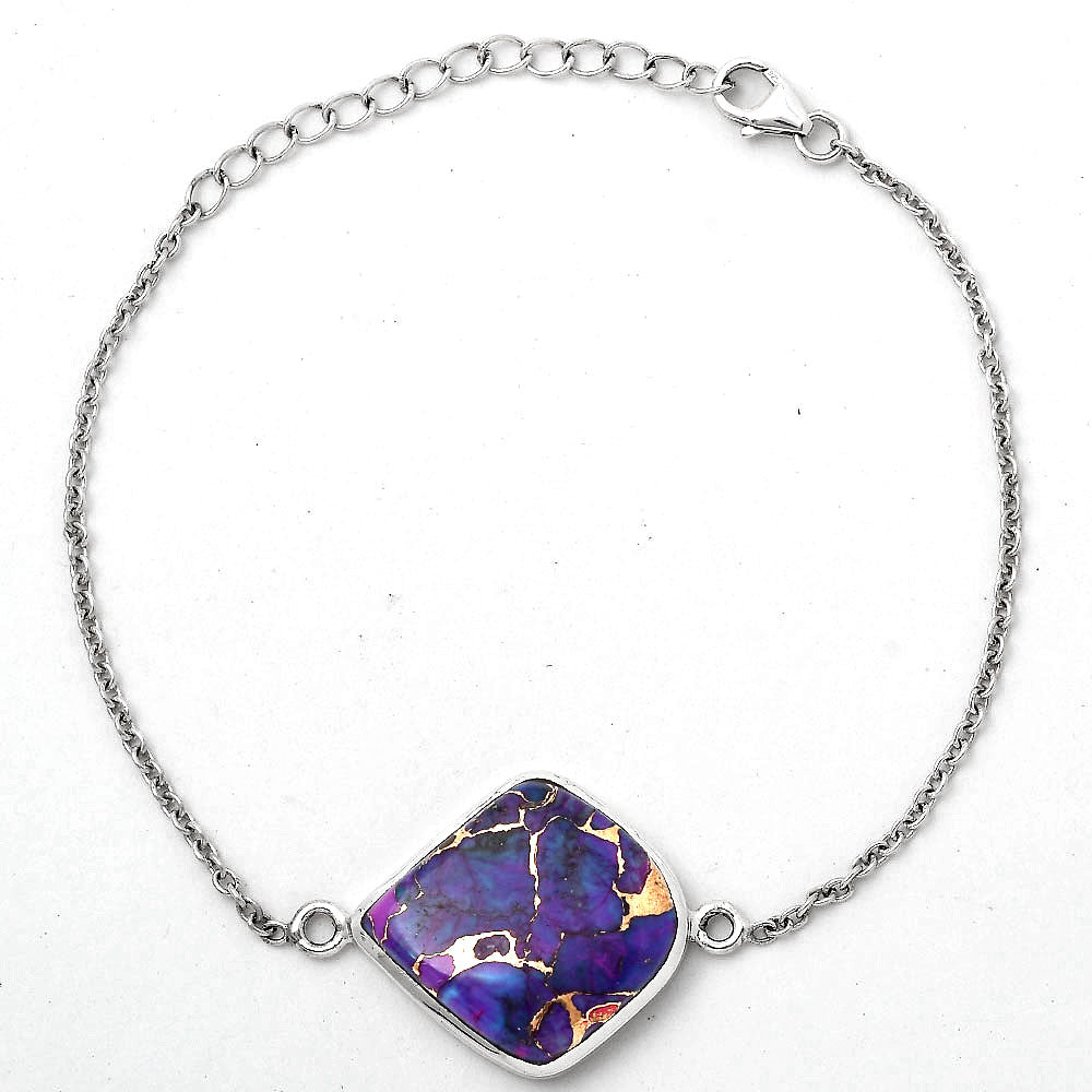 Copper Purple Turquoise - Arizona Bracelet B-1023 SDB2766
