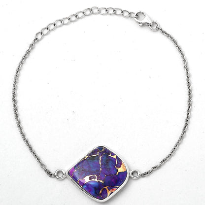 Copper Purple Turquoise - Arizona Bracelet B-1023 SDB2766