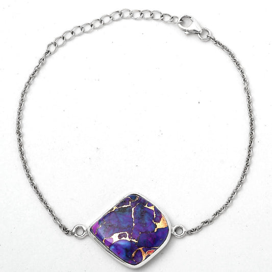 Copper Purple Turquoise - Arizona Bracelet B-1023 SDB2766