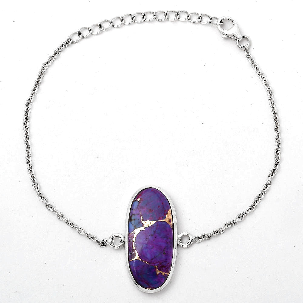 Copper Purple Turquoise - Arizona Bracelet B-1023 SDB2783