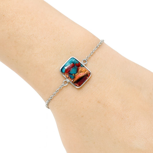 Multi Copper Turquoise - Arizona Bracelet B-1023 SDB2812