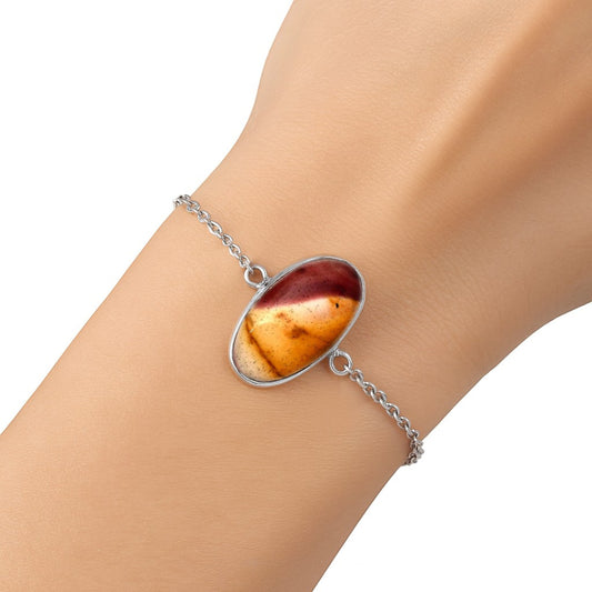 Natural Red Mookaite Bracelet B-1023 SDB2946