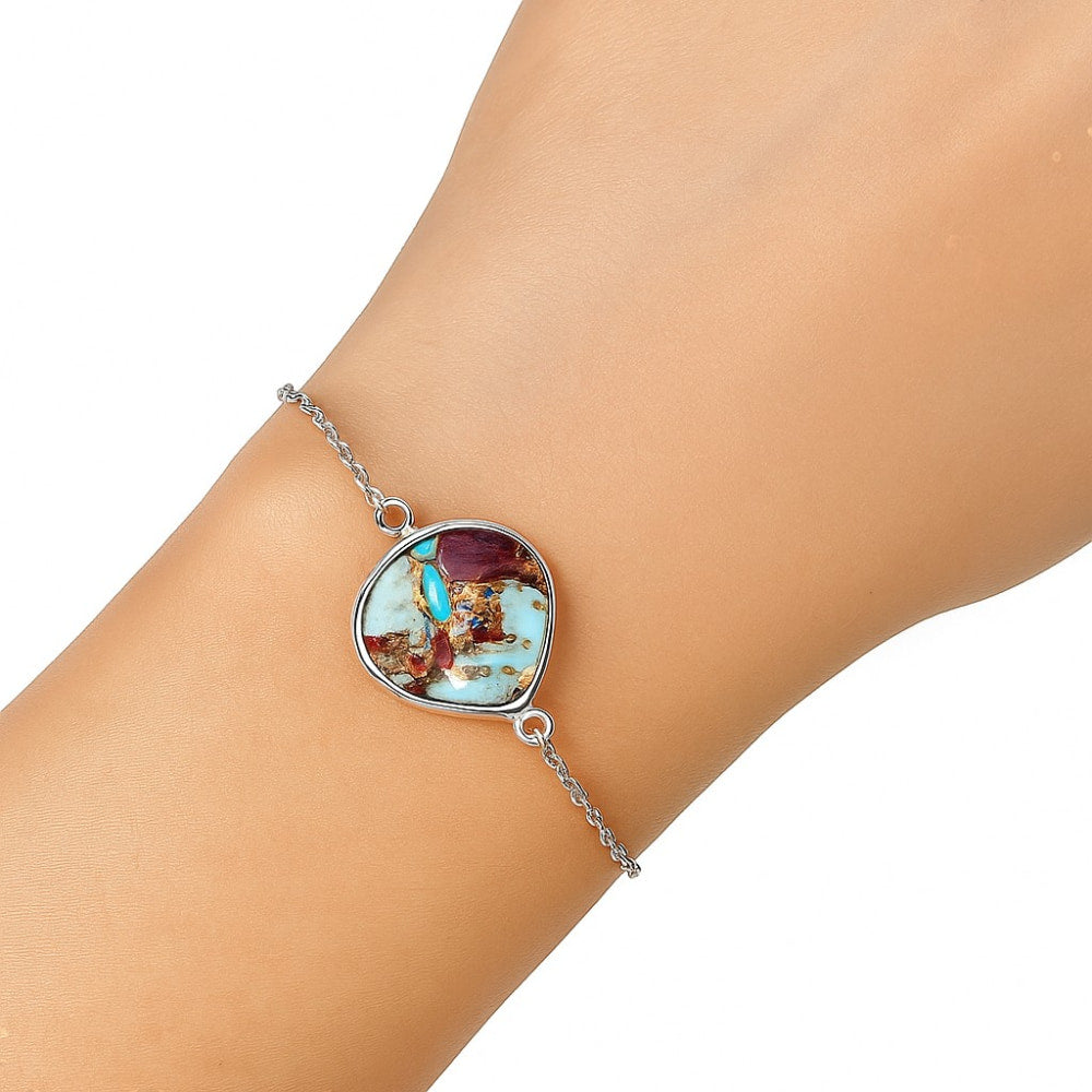Multi Copper Turquoise - Arizona Bracelet B-1023 SDB2960