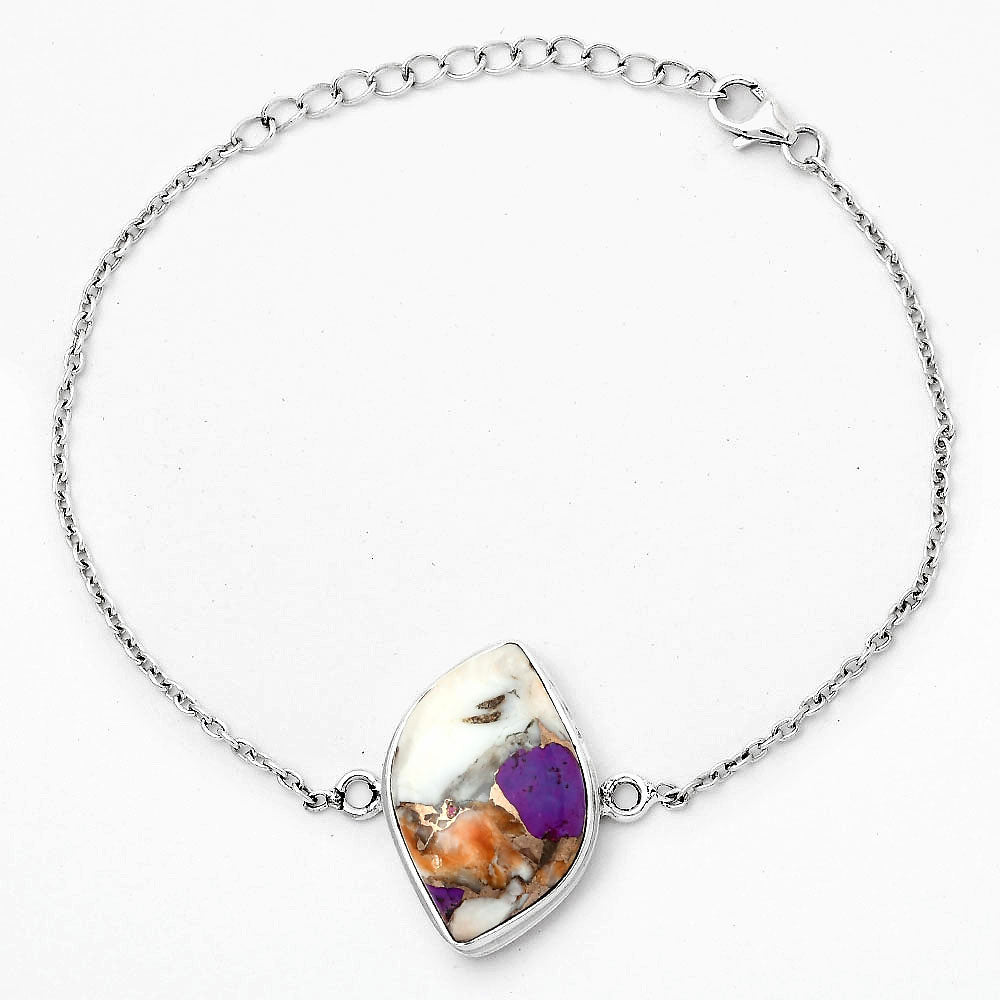 Spiny Oyster Turquoise - Arizona Bracelet B-1023 SDB2971