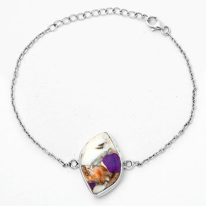 Spiny Oyster Turquoise - Arizona Bracelet B-1023 SDB2971