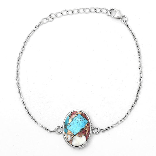 Multi Copper Turquoise - Arizona Bracelet B-1023 SDB3052