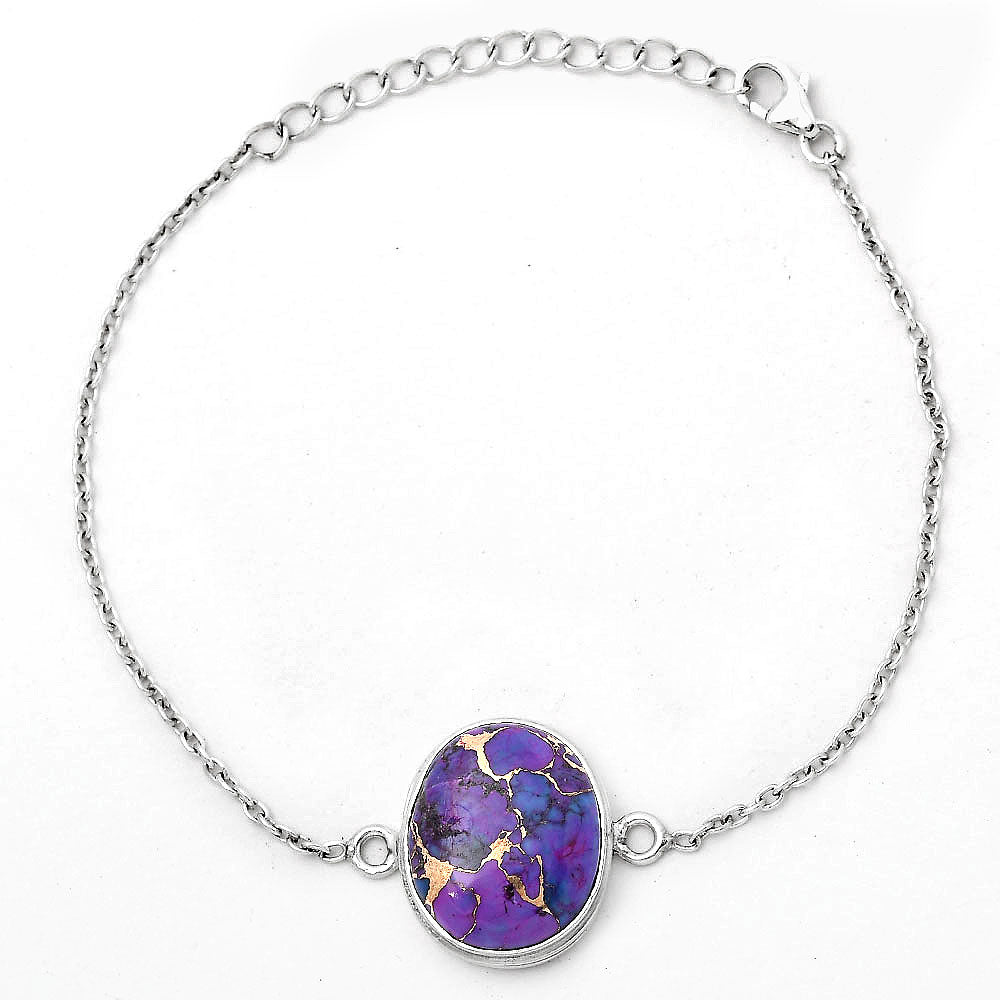 Copper Purple Turquoise - Arizona Bracelet B-1023 SDB3073