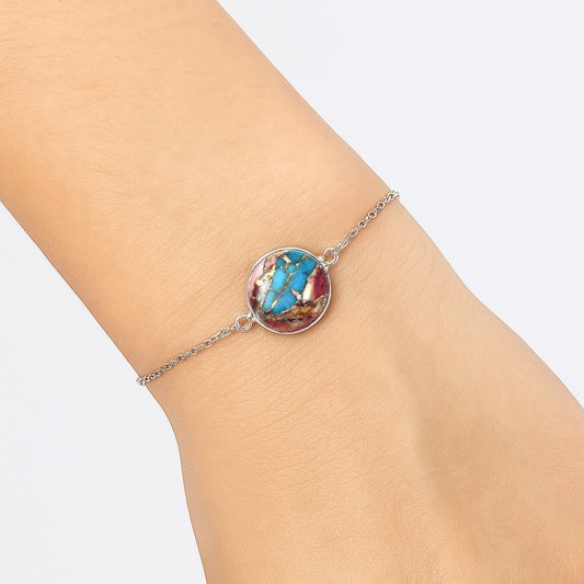 Multi Copper Turquoise - Arizona Bracelet B-1023 SDB3093