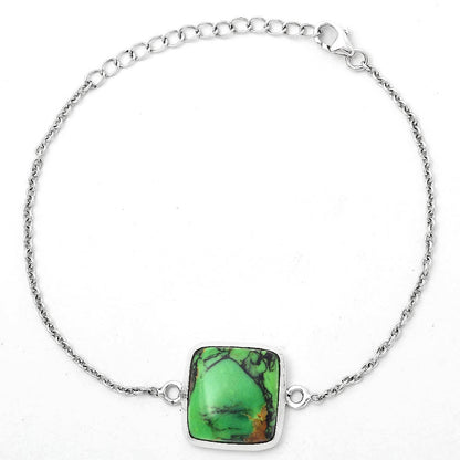 Natural Green Matrix Turquoise Bracelet B-1023 SDB3118