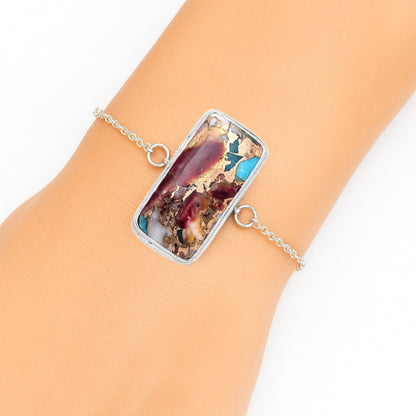 Multi Copper Turquoise - Arizona Bracelet B-1023 SDB3143