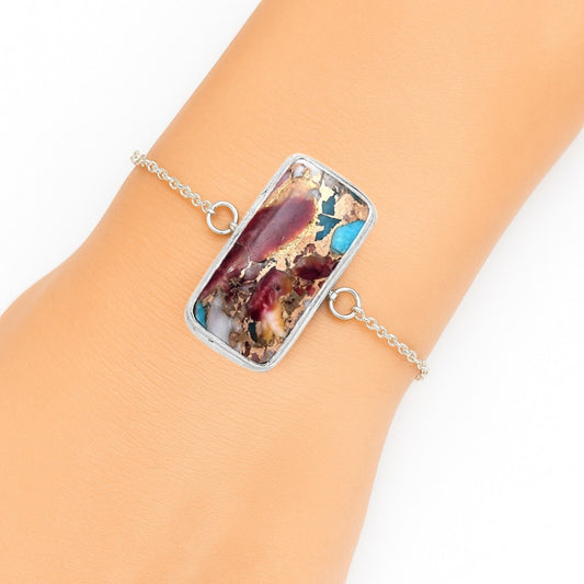 Multi Copper Turquoise - Arizona Bracelet B-1023 SDB3143