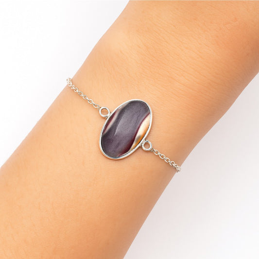 Natural Red Mookaite Bracelet B-1023 SDB3242