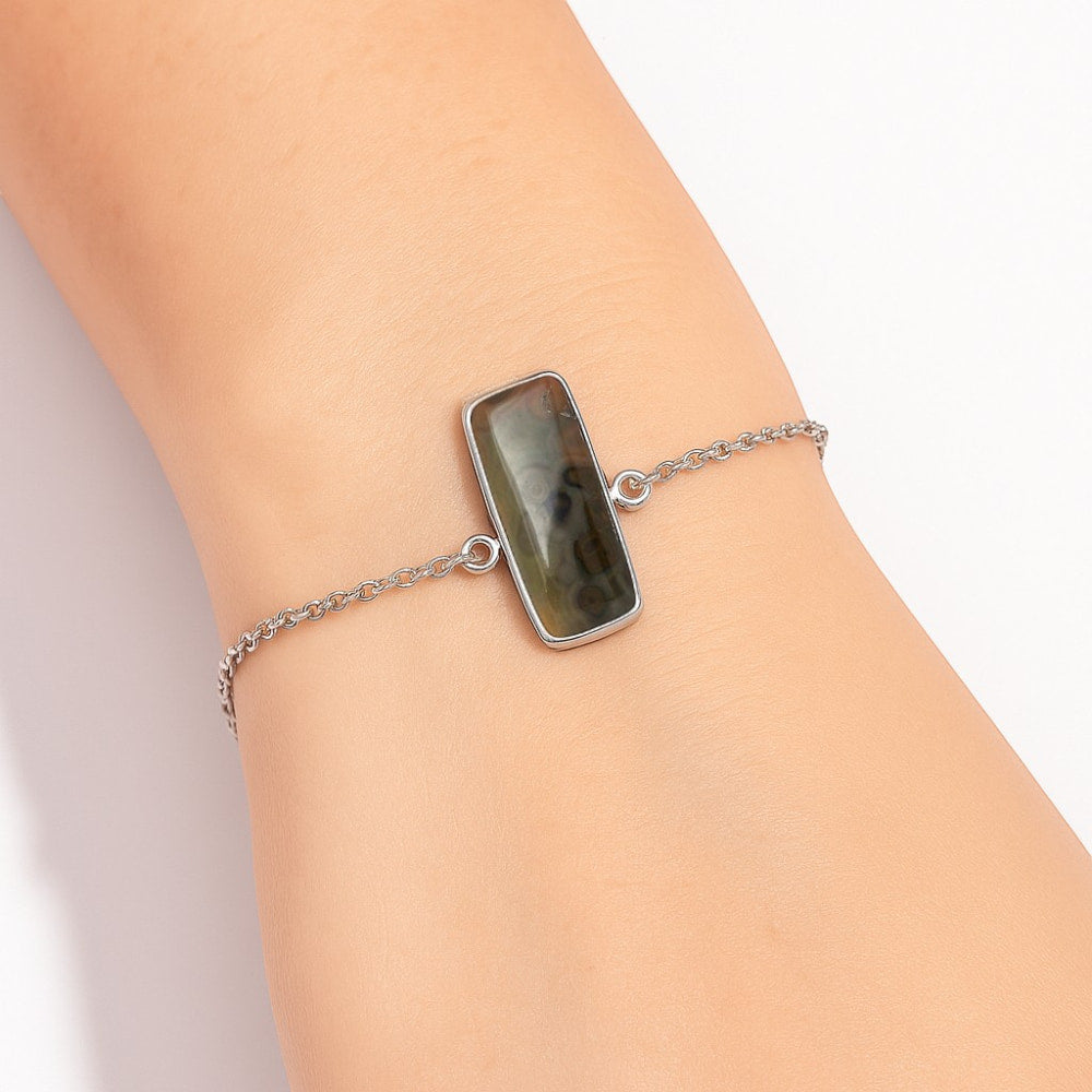 Natural Ocean Jasper - Madagascar Bracelet B-1023 SDB3255