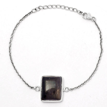 Natural Australian Lattice Sunstone Bracelet B-1023 SDB3389