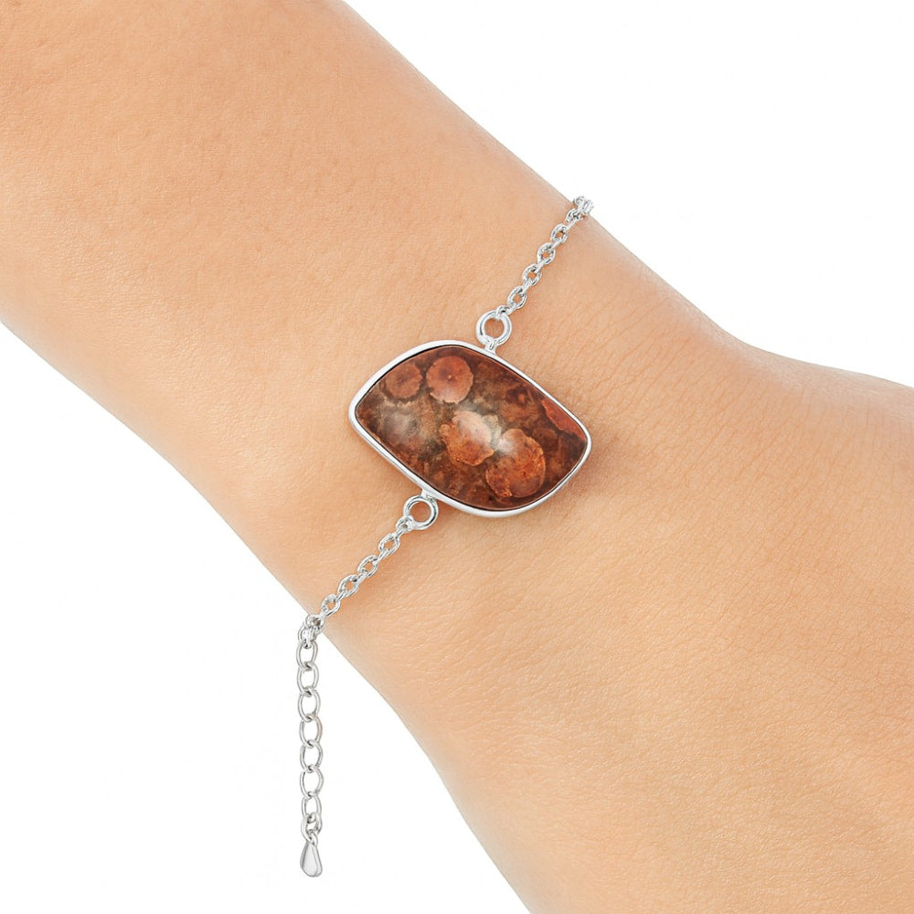 Natural Poppy Jasper Bracelet B-1023 SDB3439