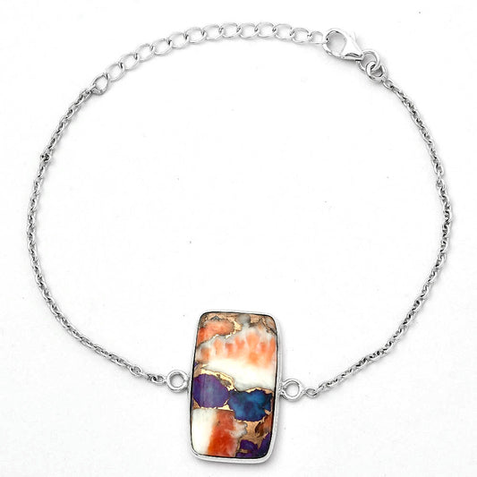 Spiny Oyster Turquoise - Arizona Bracelet B-1023 SDB3457