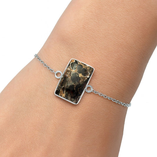 Natural Turtella Jasper - USA Bracelet B-1023 SDB3512