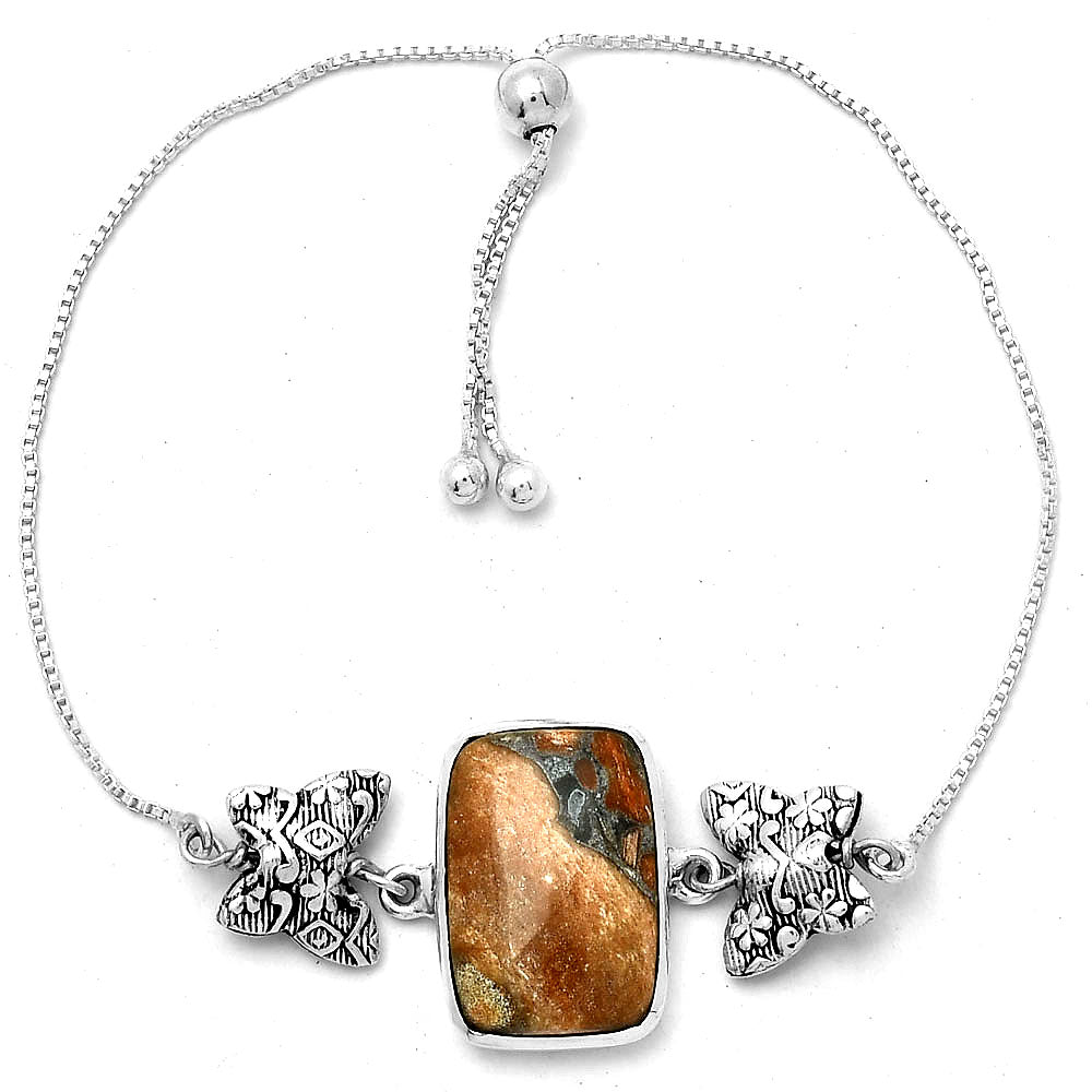 Adjustable - Tabu Jasper Slider Bracelet B-1029 SDB4052