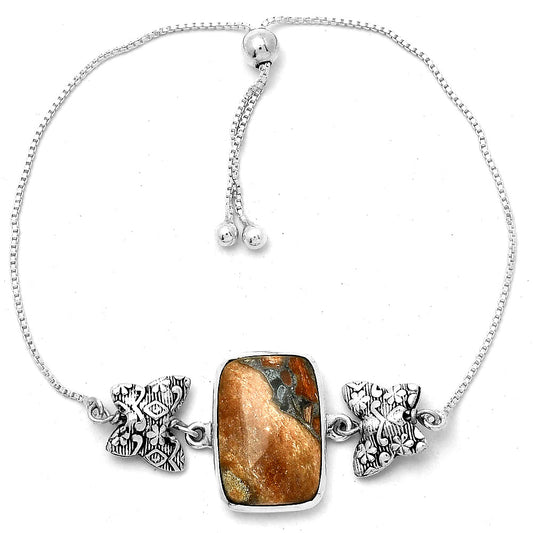 Adjustable - Tabu Jasper Slider Bracelet B-1029 SDB4052