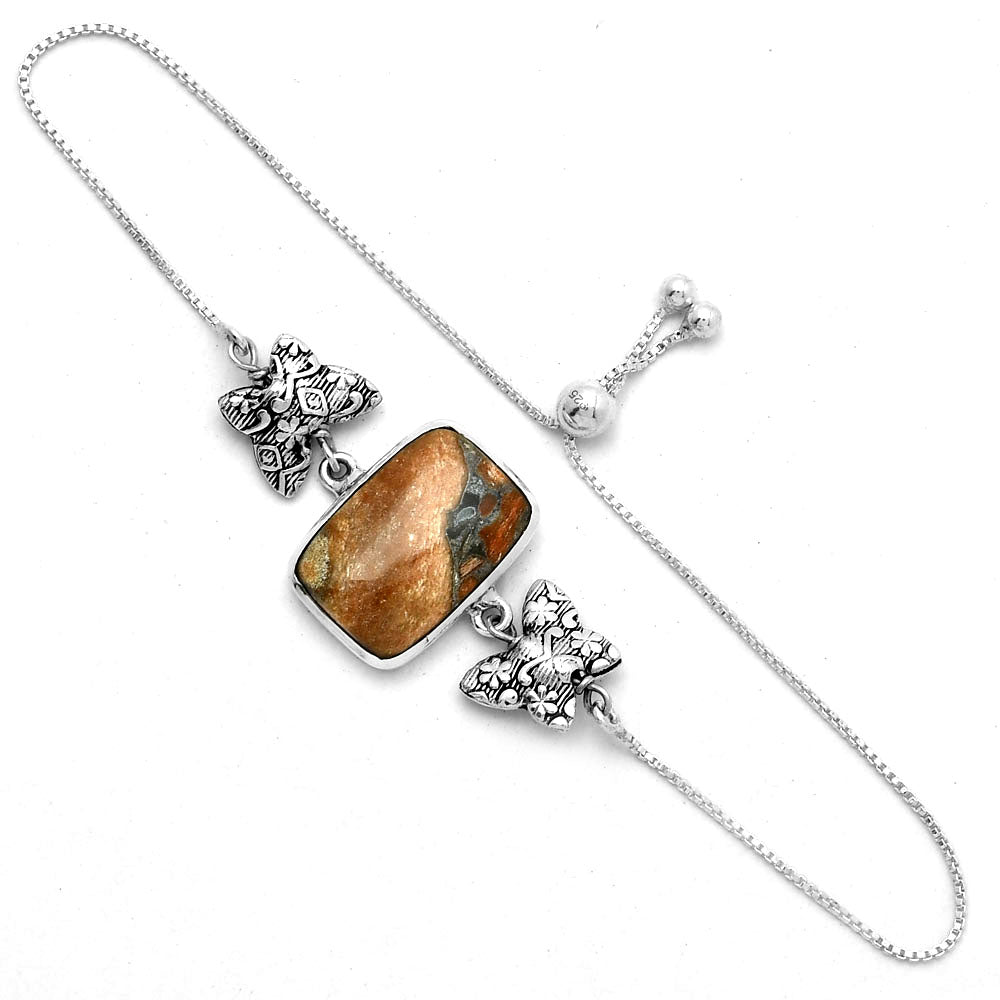 Adjustable - Tabu Jasper Slider Bracelet B-1029 SDB4052