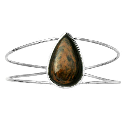 Hypersthene - Canada Cuff Bangle Bracelet B-1013 SDB4283