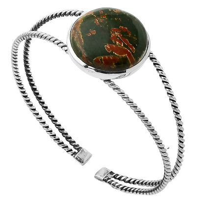 Natural Cherry Creek Cuff Bangle Bracelet B-1014 SDB4293