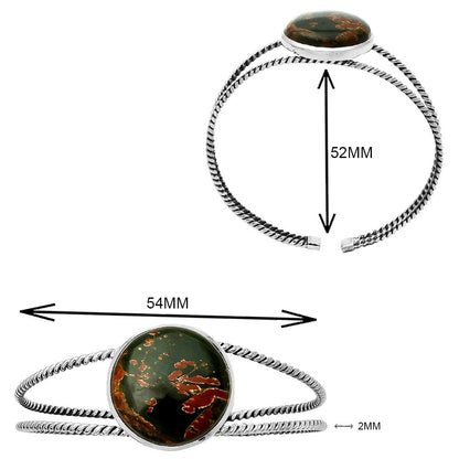 Natural Cherry Creek Cuff Bangle Bracelet B-1014 SDB4293