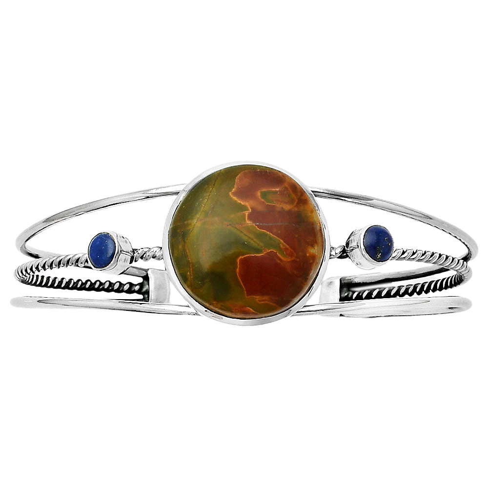 Natural Cherry Creek Cuff Bangle Bracelet B-1011 SDB4329