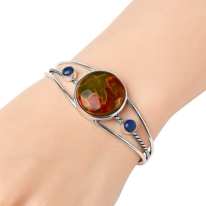 Natural Cherry Creek Cuff Bangle Bracelet B-1011 SDB4329