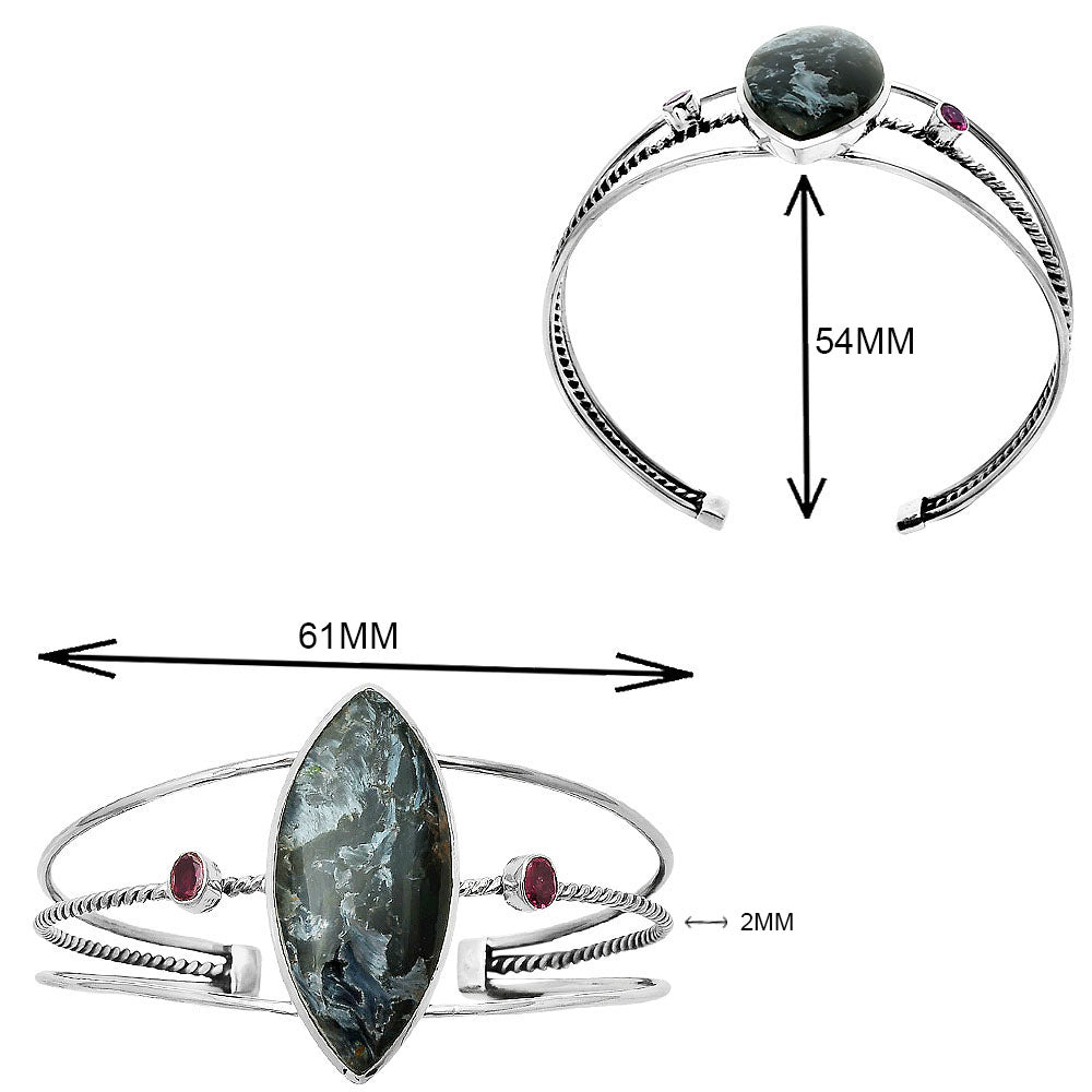 Pietersite - Namibia Cuff Bangle Bracelet B-1011 SDB4330