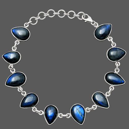 Blue Fire Labradorite - Madagascar Bracelet B-1001 SDB4659