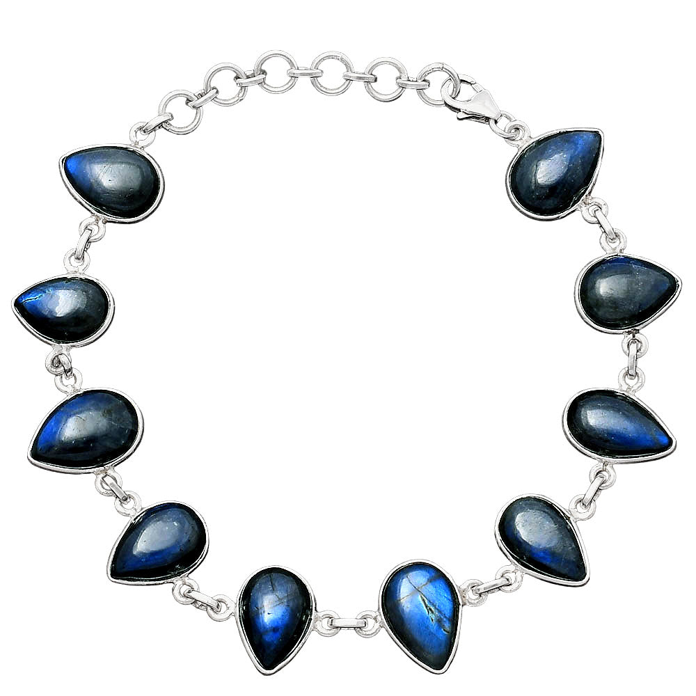 Blue Fire Labradorite - Madagascar Bracelet B-1001 SDB4659