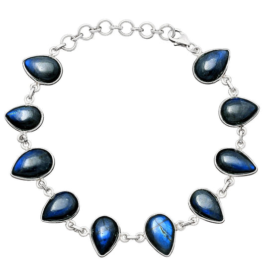 Blue Fire Labradorite - Madagascar Bracelet B-1001 SDB4659