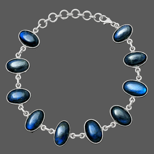 Blue Fire Labradorite - Madagascar Bracelet B-1001 SDB4661