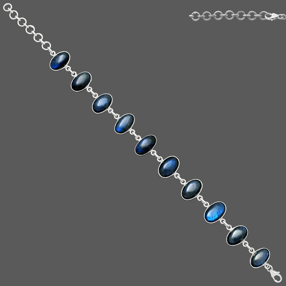 Blue Fire Labradorite - Madagascar Bracelet B-1001 SDB4661