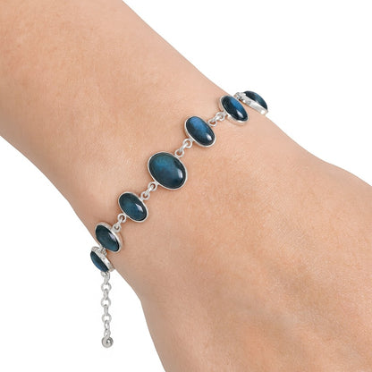 Blue Fire Labradorite - Madagascar Bracelet B-1001 SDB4661