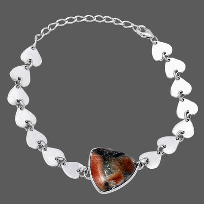 Heart - Natural Tabu Jasper Bracelet B-1044 SDB4713