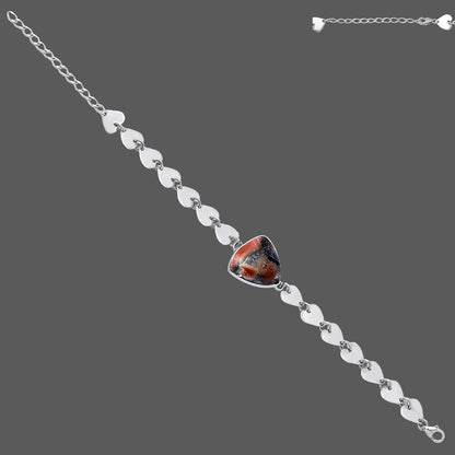 Heart - Natural Tabu Jasper Bracelet B-1044 SDB4713