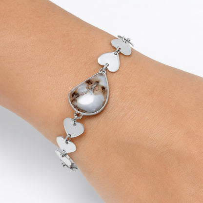 Heart - Maligano Jasper - Indonesia Bracelet B-1044 SDB4729