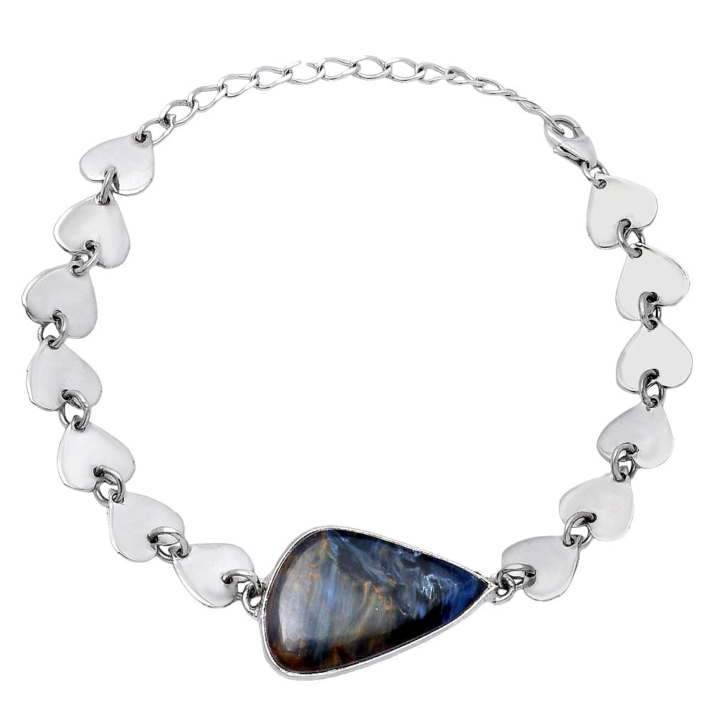 Heart - Natural Pietersite - Namibia Bracelet B-1044 SDB4739
