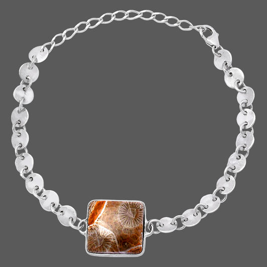 Natural Flower Fossil Coral Bracelet B-1044 SDB4772