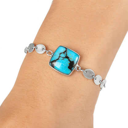 Lucky Charm Tibetan Turquoise Bracelet B-1044 SDB4796