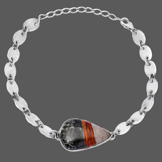 Natural Polygram Jasper Bracelet B-1044 SDB4811