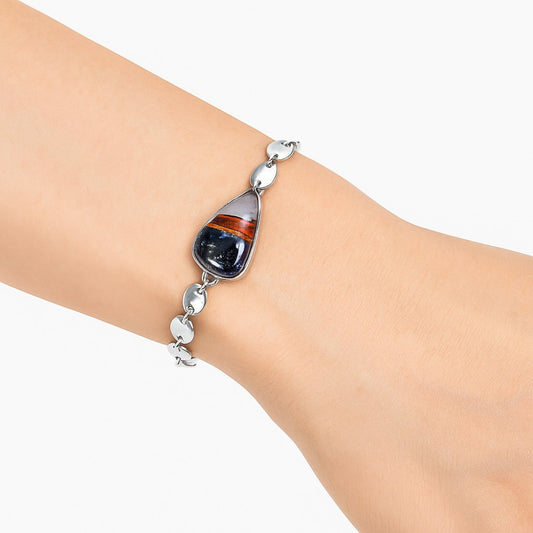 Natural Polygram Jasper Bracelet B-1044 SDB4811