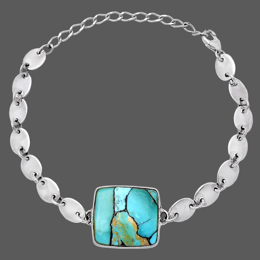 Lucky Charm Tibetan Turquoise Bracelet B-1044 SDB4817