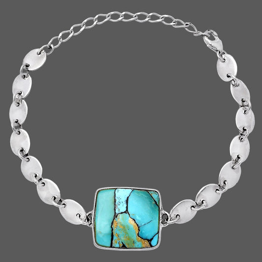 Lucky Charm Tibetan Turquoise Bracelet B-1044 SDB4817