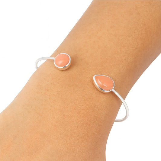 Guava Quartz - Brazil Cuff Bangle Bracelet B-1004 SDB4956