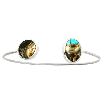 Copper Abalone Shell Cuff Bangle Bracelet B-1004 SDB4975